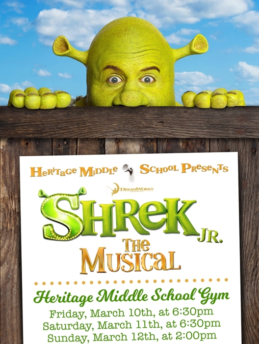 Shrek jr at heritage middle school thompsons station tn